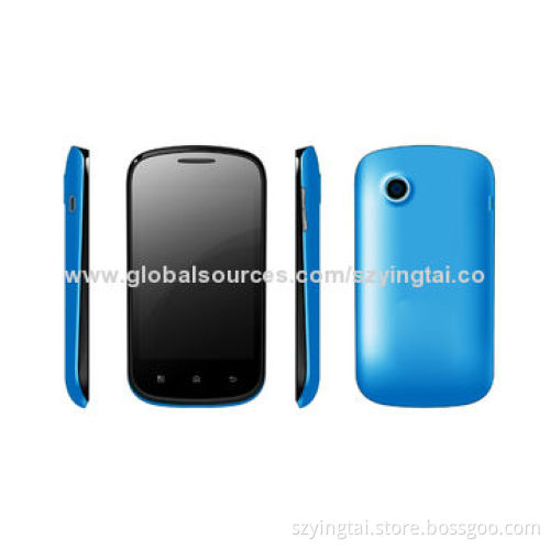 3.5-inch Cheapest Smartphones with MT6572A Cortex TM-A7, 1.2GHz Dual-core High-speed, CE/RoHS Mark